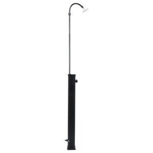 Duș solar de grădină, negru, 215 cm, 8 L - Img 8