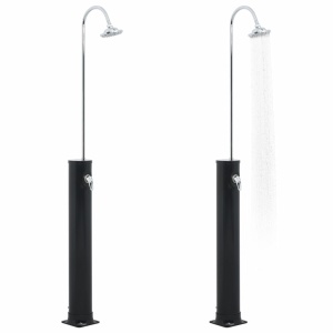 Duș solar, negru, 214 cm, 20 L - Img 3