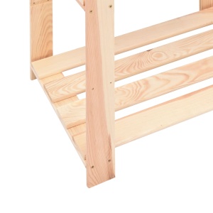 Etajere cu 3 niveluri, 2 buc., 60x38x90 cm, pin masiv, 150 kg - Img 6