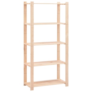 Etajere cu 5 niveluri 2 buc. 80x38x170 cm pin masiv 250 kg - Img 3