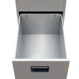 Fișet cu 3 sertare, gri, 102,5 cm, oțel - Img 6