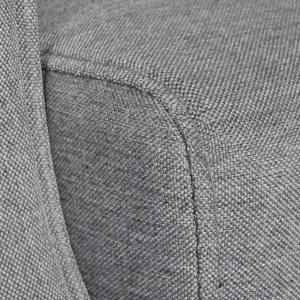 Fotoliu, gri, material textil - Img 2
