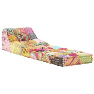 Fotoliu puf modular, model petice, material textil - Img 4