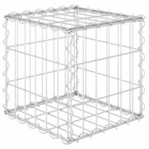 Gabion cub strat inălțat, 30 x 30 x 30 cm, sârmă de oțel - Img 2