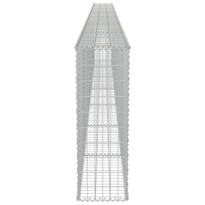Gabion perete cu capace, 600 x 30 x 100 cm, oțel galvanizat - Img 6