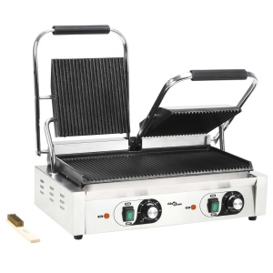 Grill Panini dublu cu striații, 58 x 41 x 19 cm, 3600 W - Img 2
