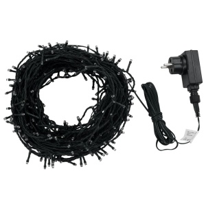 Instalație lumini cu 600 LED-uri 60 m 8 efecte de lumină IP44 alb cald - Img 2