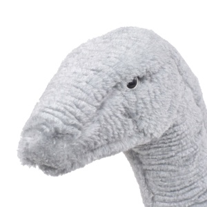 Jucărie de pluș verticală dinozaur Brachiosaurus, gri XXL - Img 3
