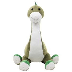Jucărie dinozaur Brontosaurus, verde, pluș - Img 4