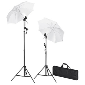 Kit studio foto, fundal alb, 600 x 300 cm &amp; lumini - Img 2