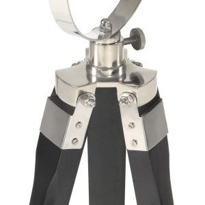 Lampă de podea trepied, negru, 97 cm, lemn masiv de mango - Img 9