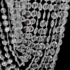Lampă de tavan cu cristale 22 x 58 cm - Img 4