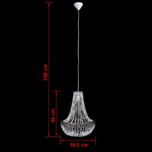Lampă de tavan cu cristale 36,5 x 46 cm - Img 7