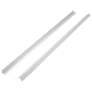 Margini cornier pentru podea 5 buc. argintiu 170 cm aluminiu - Img 4