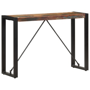 Masă consolă, 110 x 35 x 76 cm, lemn masiv reciclat - Img 6