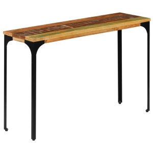 Masă consolă, 120x35x76 cm, lemn masiv reciclat - Img 11