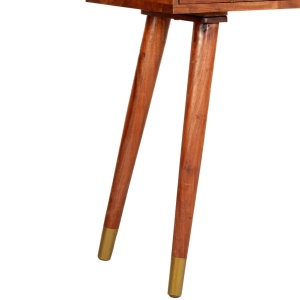 Masă consolă, 90 x 35 x 76 cm, lemn masiv de acacia - Img 12