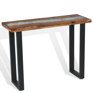 Masă consolă Lemn de tec 100 x 35 x 75 cm - Img 6