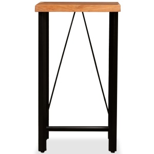Masă de bar, lemn masiv de acacia, 60 x 60 x 107 cm - Img 3