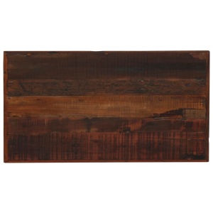 Masă de bar, lemn masiv reciclat, maro inchis, 120x60x107 cm - Img 3