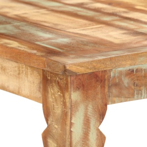 Masă de bucătărie, 120 x 60 x 76 cm, lemn masiv reciclat - Img 3