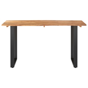 Masă de bucătărie, 140 x 70 x 76 cm, lemn masiv de acacia - Img 3
