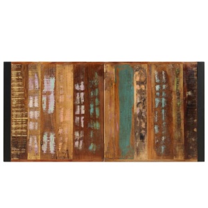Masă de bucătărie, 140x70x75 cm, lemn masiv reciclat - Img 8