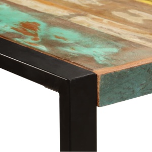 Masă de bucătărie, 180 x 90 x 75 cm, lemn masiv reciclat - Img 3