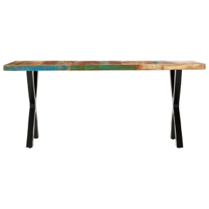 Masă de bucătărie, 180 x 90 x 76 cm, lemn masiv reciclat - Img 3