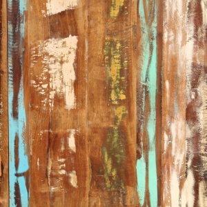 Masă de bucătărie, 200x100x75 cm, lemn reciclat de sheesham - Img 2