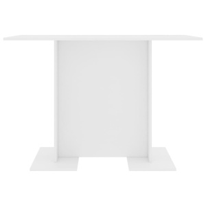 Masă de bucătărie, alb, 110 x 60 x 75 cm, PAL - Img 4