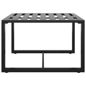 Masă de cafea, antracit, aluminiu - Img 2