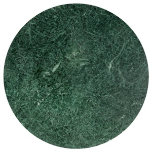 Masă de cafea verde 60x60x35 cm piatră naturală aspect marmură - Img 3