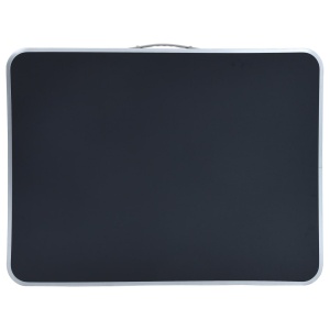 Masă de camping pliabilă cu cadru metalic, gri, 80 x 60 cm - Img 4