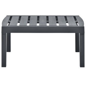 Masă de grădină, antracit, 78 x 55 x 38 cm, plastic - Img 3
