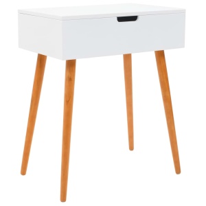 Masă de toaletă cu oglindă, MDF, 60 x 40 x 75 cm - Img 2