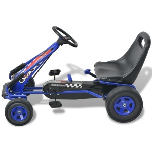Mașină Go Kart cu scaun reglabil, albastru - Img 2