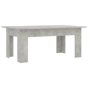 Măsuță de cafea, gri beton, 100 x 60 x 42 cm, PAL - Img 2