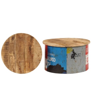 Măsuțe de cafea, 2 buc., lemn masiv de mango - Img 8
