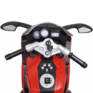 Motocicletă electrică pentru copii BMW 283, 6V, roșu - Img 9
