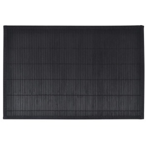 Naproane de bambus 30 x 45 cm, negru, 6 buc. - Img 2