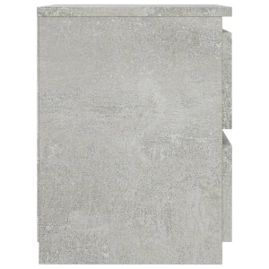 Noptiere, 2 buc., gri beton, 30 x 30 x 40 cm, PAL - Img 6