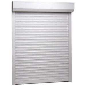 Oblon rulant, alb, 140 x 150 cm, aluminiu