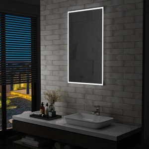Oglindă cu LED de perete de baie, 60 x 100 cm