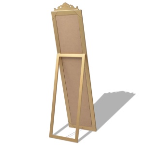 Oglindă verticală in stil baroc 160 x 40 cm auriu - Img 7