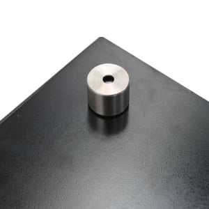 Panou antistropi bucătărie, negru, 100x40 cm, sticlă securizată - Img 4