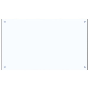Panou antistropi bucătărie transparent 100x60cm sticlă securiz. - Img 3