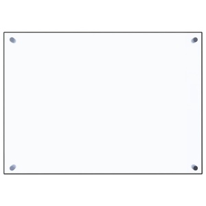Panou antistropi bucătărie transparent 70x50cm sticlă securiz. - Img 3