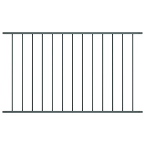 Panou de gard, antracit, 1,7x1,25 m, oțel vopsit electrostatic