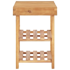 Pantofar, 70 x 32 x 46 cm, lemn masiv de acacia - Img 3